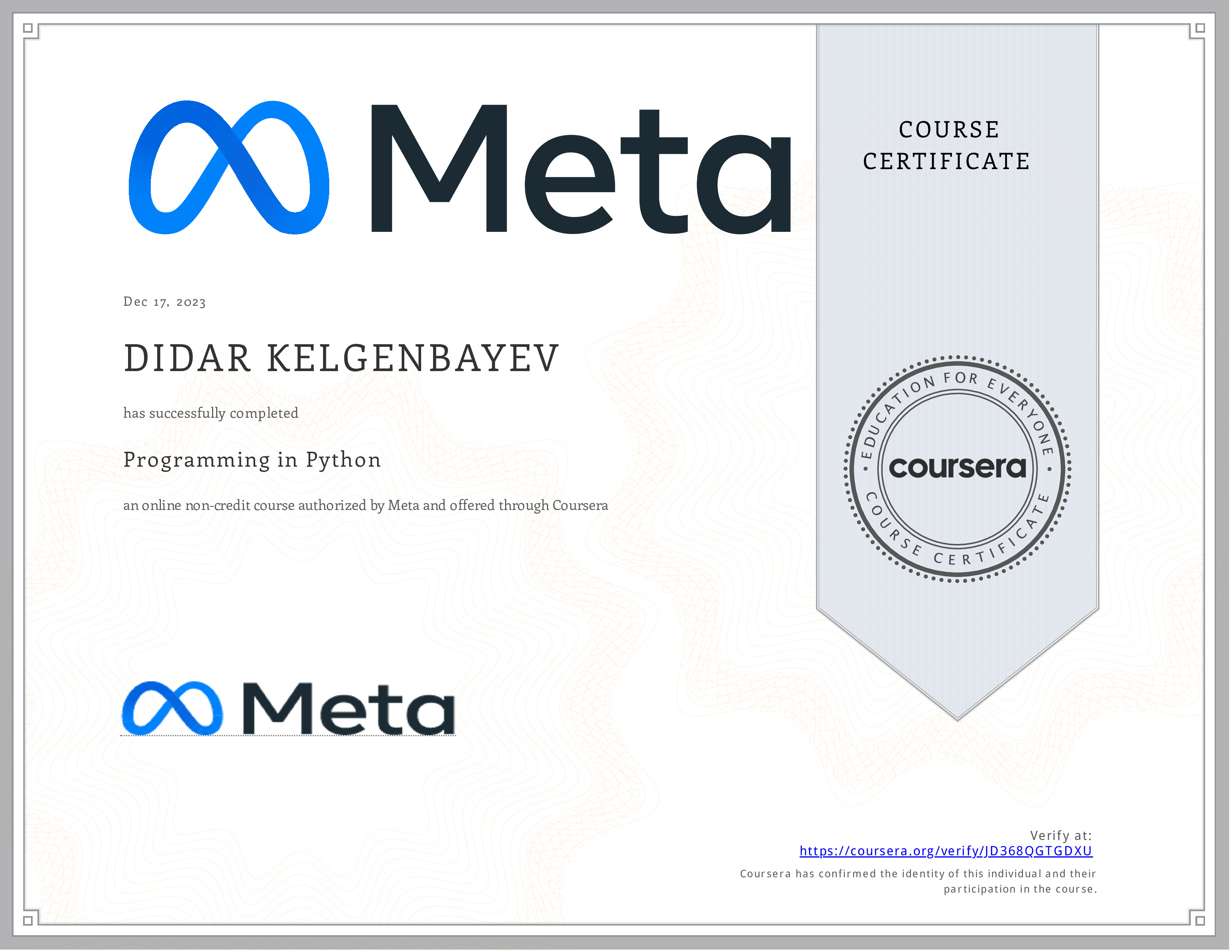 Certification 4