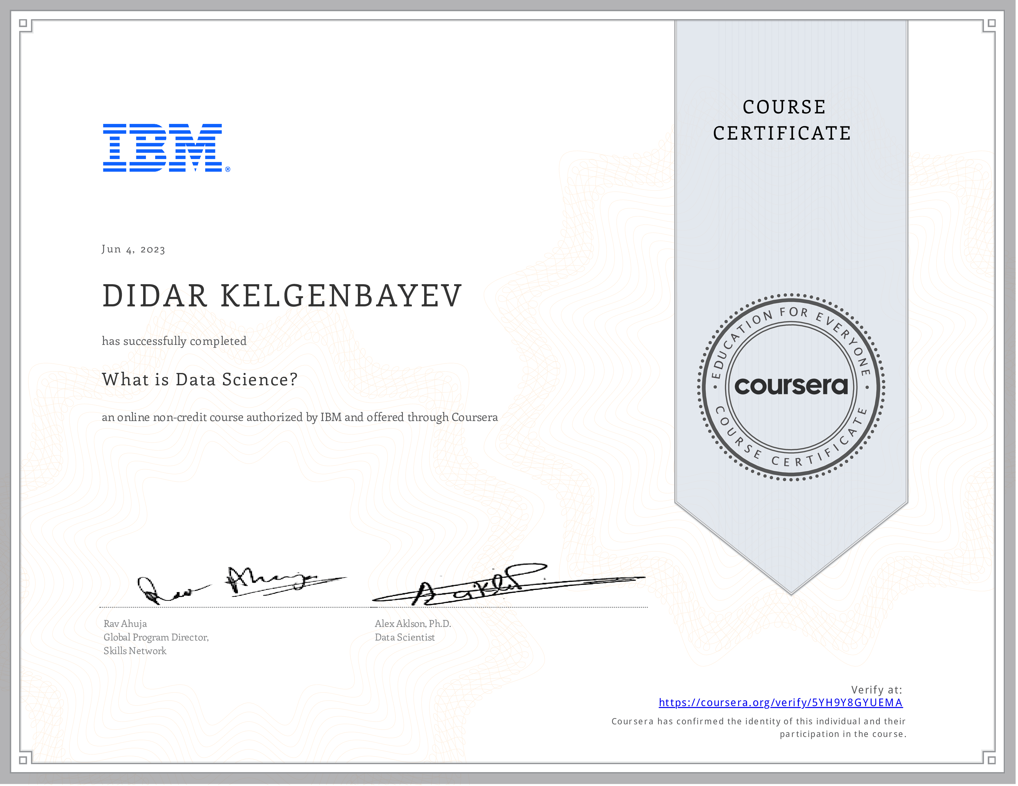 Certification 6